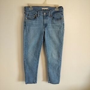 Levis Mid Rise Boyfriend Jeans Size 27 Modern Preppy 90s Grunge Casual